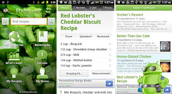 android foodie app