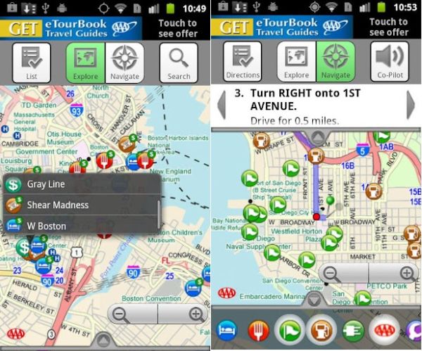 Aaa Driving Directions By Car Aaa Mobile Comes With Roadside Assistance, Maps And Driving Directions