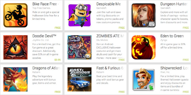 Google has Spooky Savings for Play Store games this Halloween