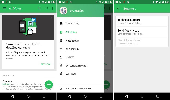 Evernote update brings Material Design refresh and more