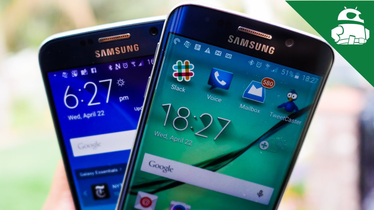 prins Dicteren In het algemeen Samsung Galaxy S6 vs Galaxy S6 Edge