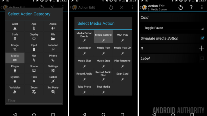 System info and one click actions the Lollipop lock screen using Tasker - Android customization - Android Authority