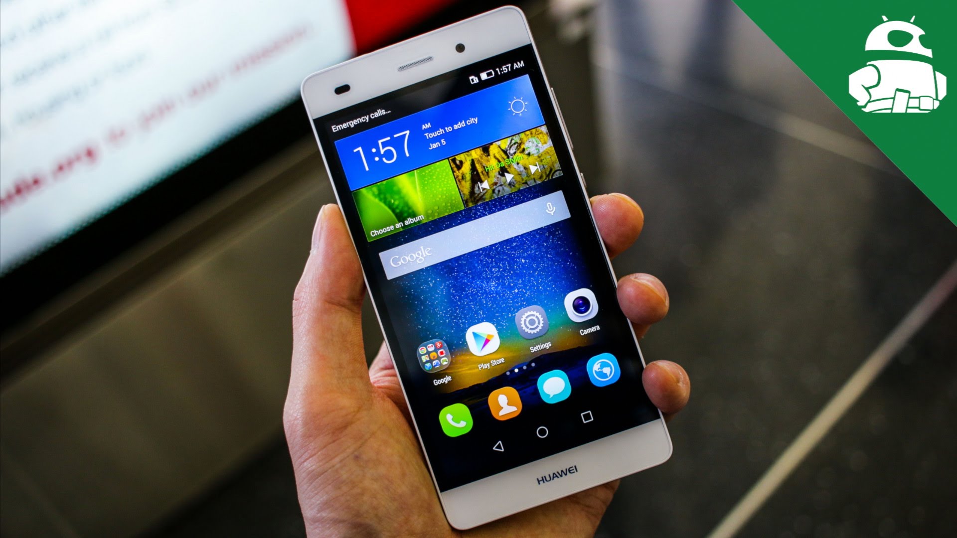 HUAWEI P8 Lite on and First Impressions
