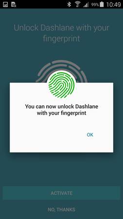 Unlock the iOS app with biometrics or a PIN code – Dashlane