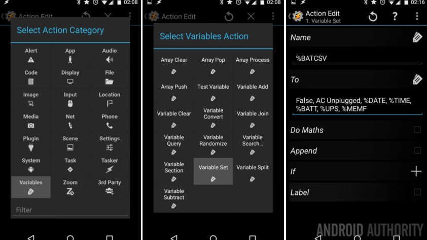 How to create an advanced battery log using Tasker - customization - Android Authority