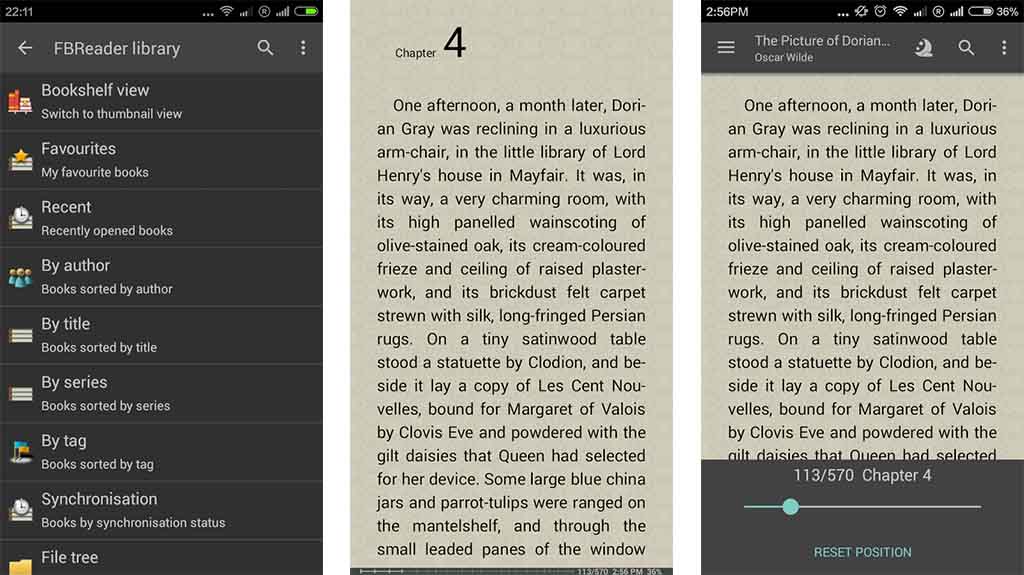 palm book reader app for android