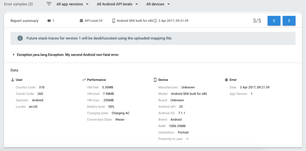 Create an error-free Android app, with Firebase crash reporting