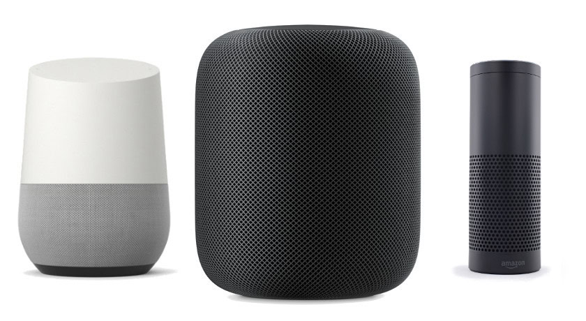 Amazon Echo vs Apple HomePod vs Google features comparison