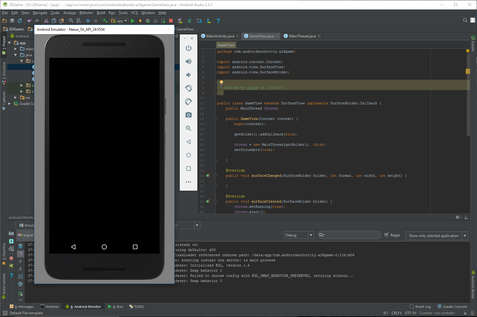 How To Make 2D Games In Android Studio
