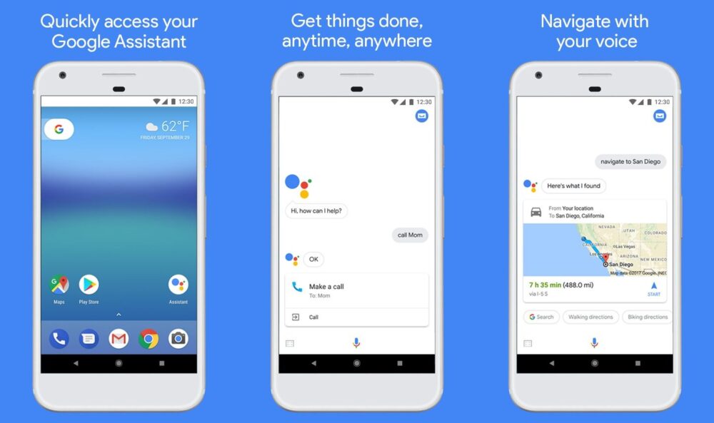 Google Assistant pops up on the Google Play Store