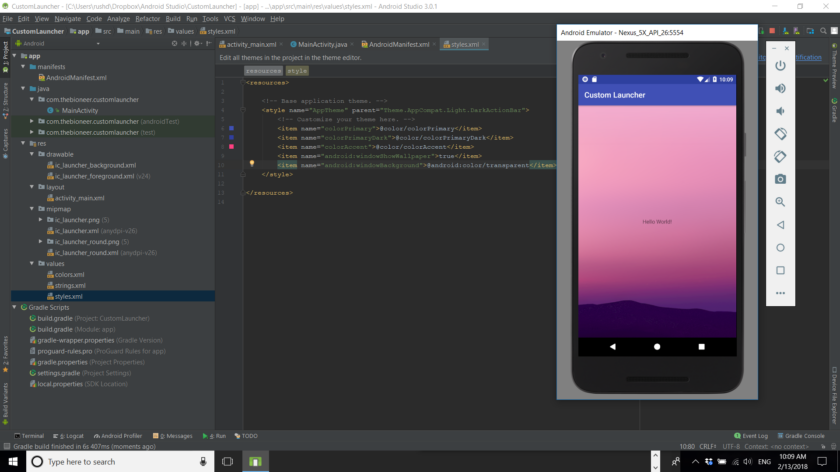 How to build a custom launcher in Android Studio - Part One - Android ...