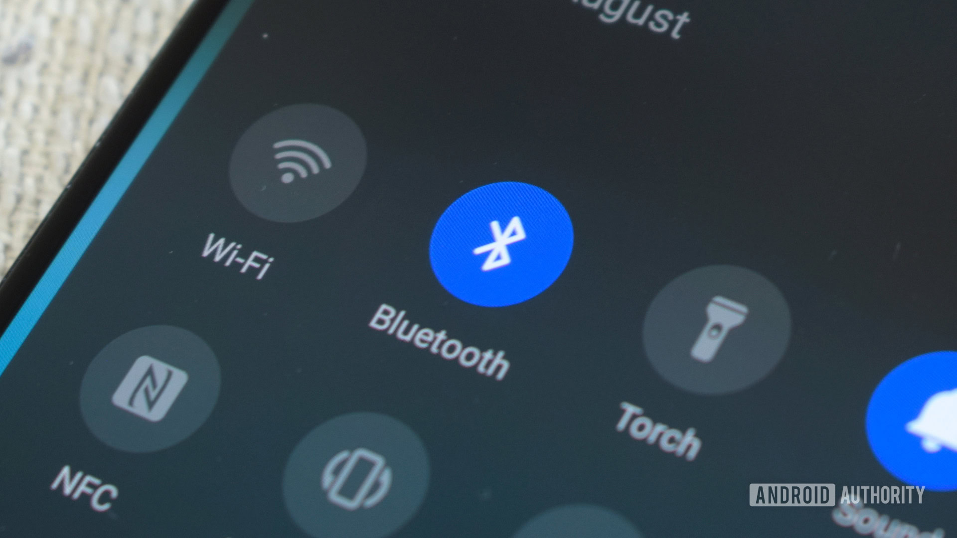 Bluetooth Icon Settings Menu 