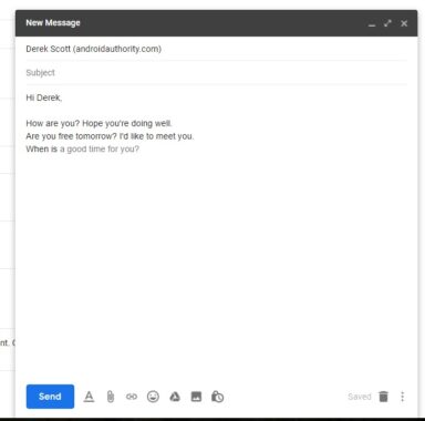 How to use Gmail Smart Compose to write faster emails - Android Authority