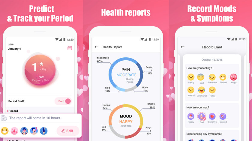 The Cherry feminine care app does more than just track menstrual cycles