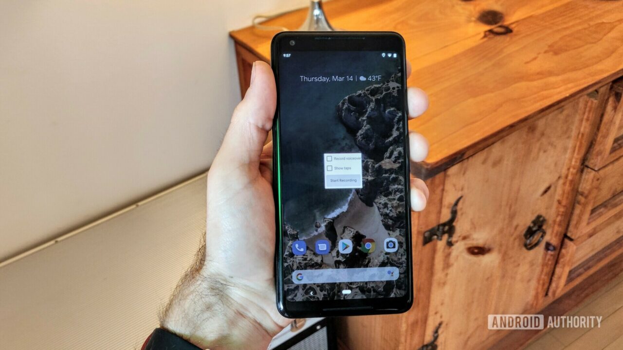 Android Q has a native screen recorder, but it's pretty rough for now