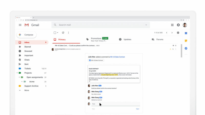 Gmail's new AMP tech lets you interact with websites from your emails