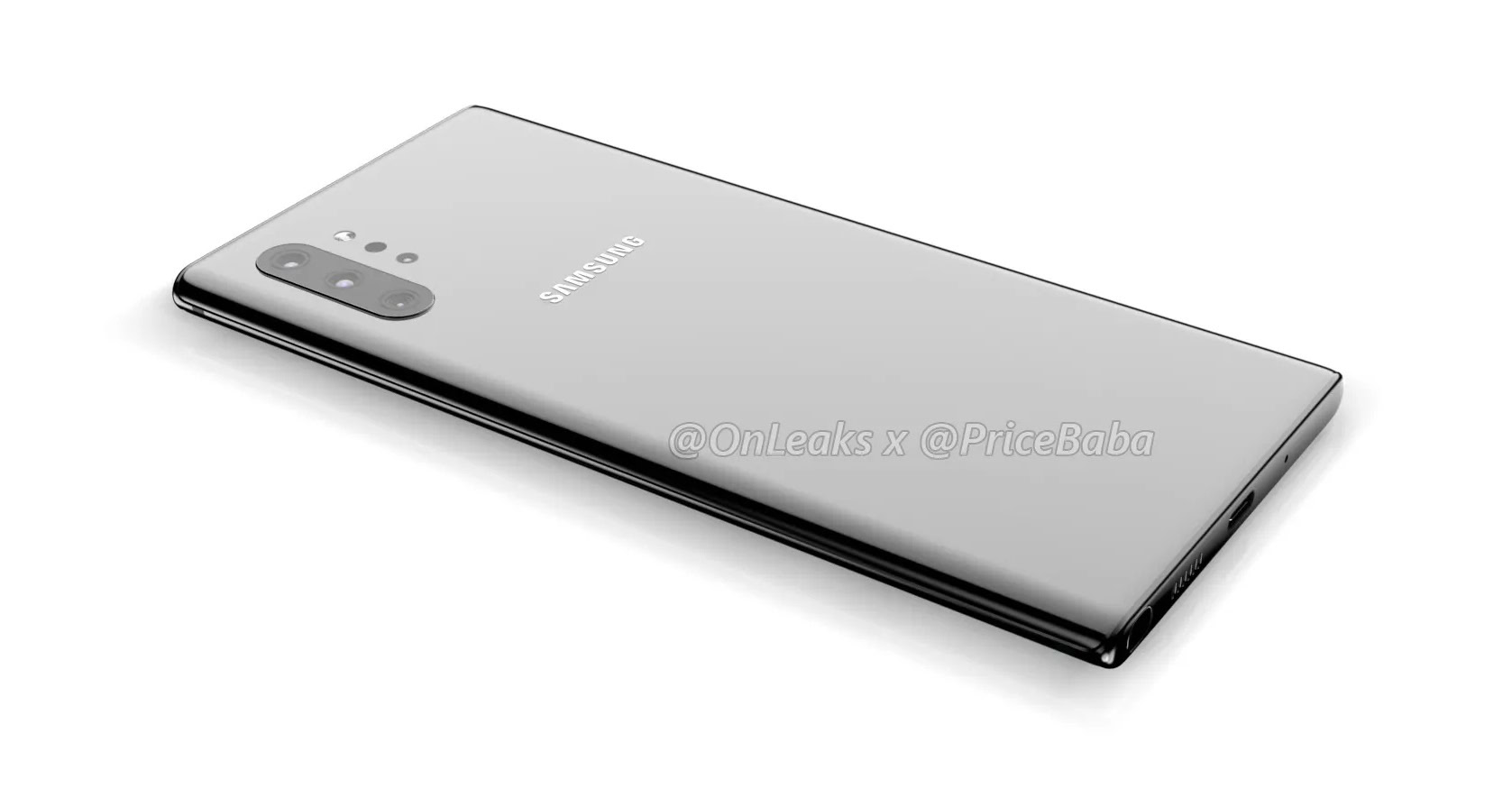 Exclusive: Samsung Galaxy Note 10 Pro renders reveal quad cameras, no  headphone jack or Bixby button -  Daily