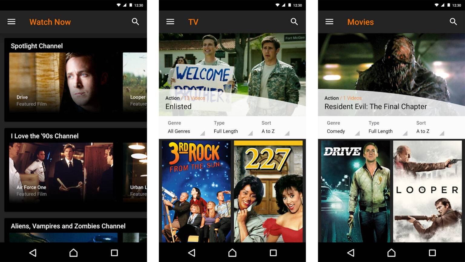 free movie tv apps for android