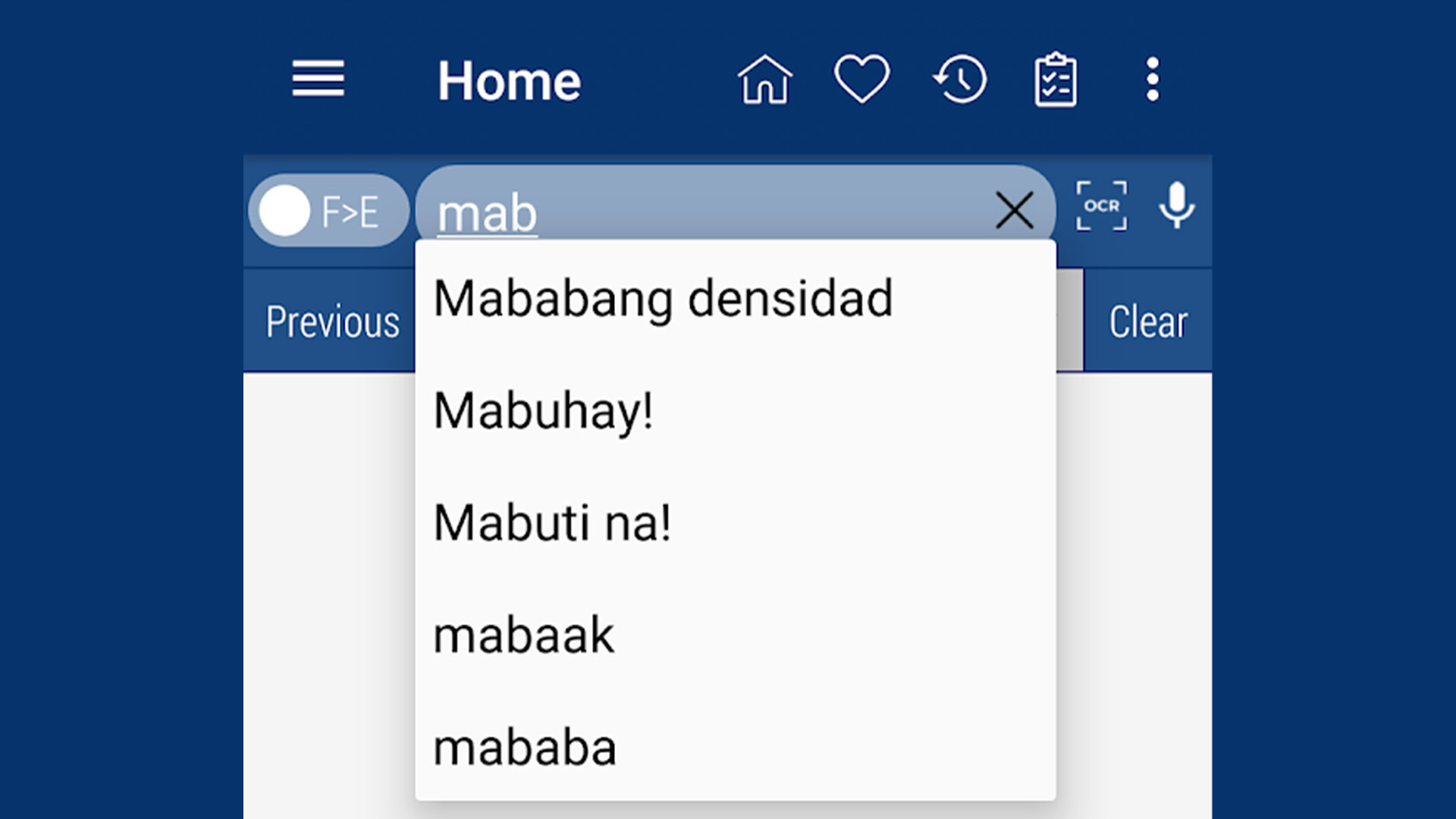 Translation to perfect english filipino Tagalog to. 