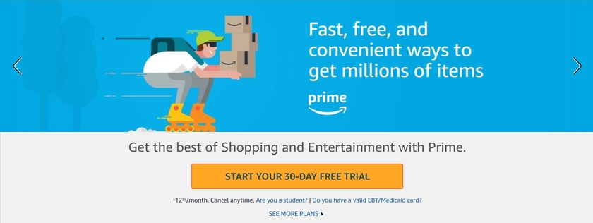 How to Get an  Prime Free Trial for 30 Days
