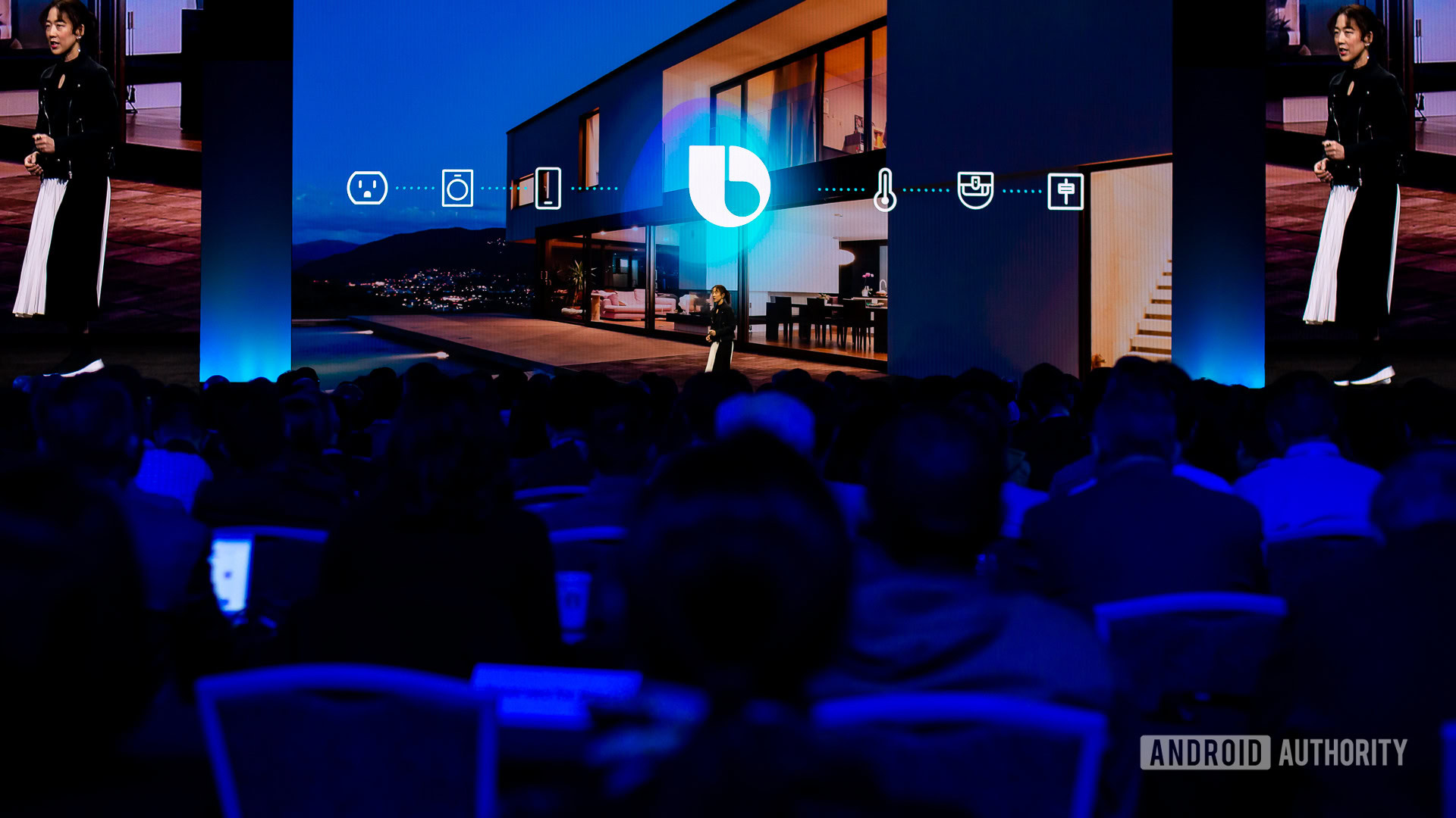 Bixby logo at Samsung Developer Conference 2019