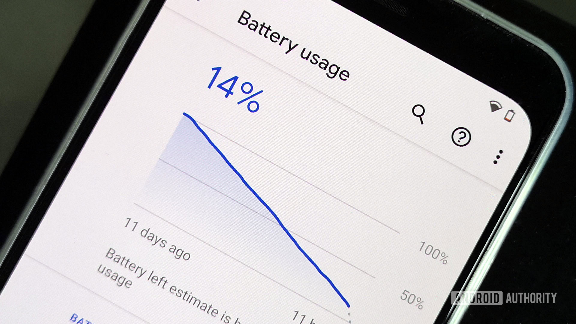 battery side feature how much battery life remaining