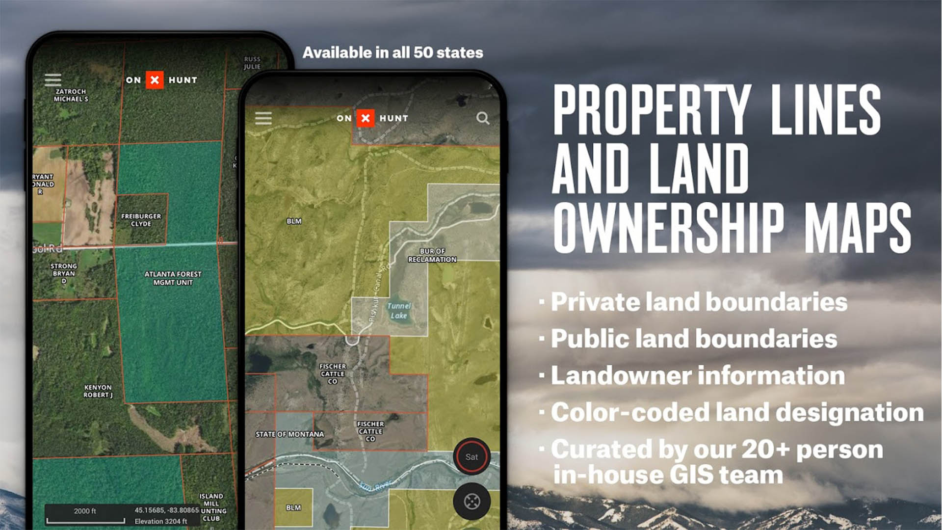 land ownership gps maps free