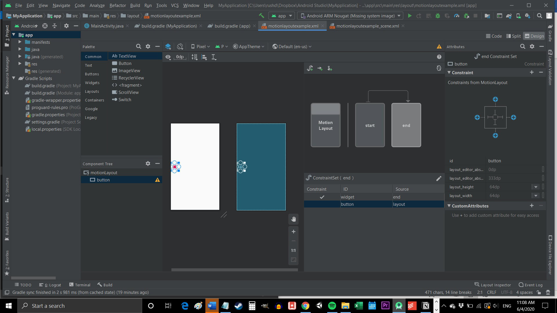 Getting started with the Motion Editor - Android Studio 4 - Android  Authority