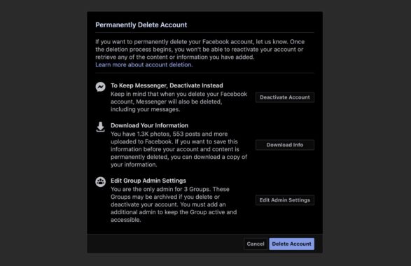 How to delete Facebook account in just a few clicks - Android Authority