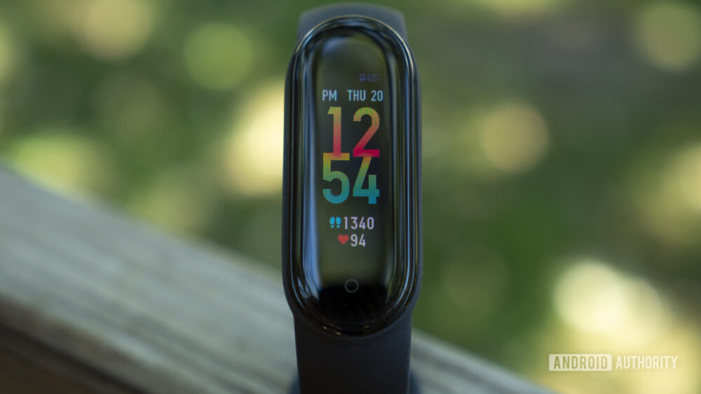 mi band 5 no display