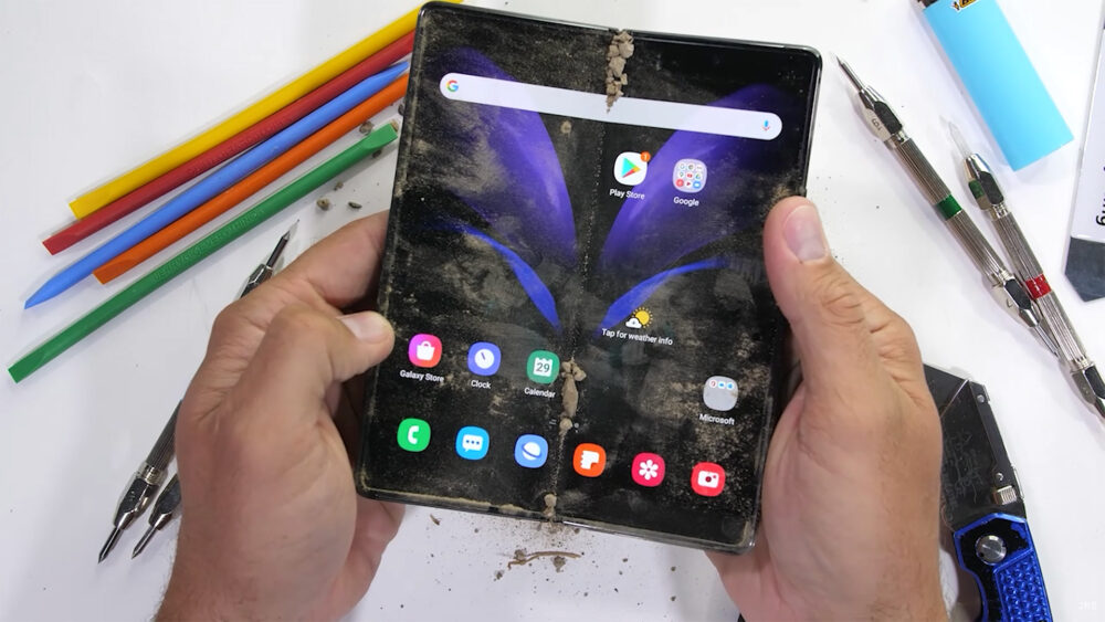 samsung galaxy z fold 2 test