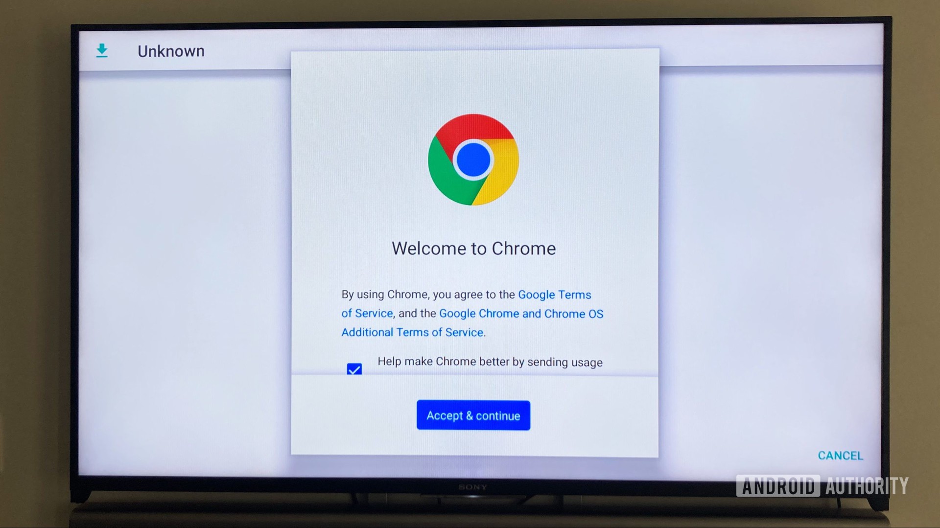 Google Chrome App On Android TV