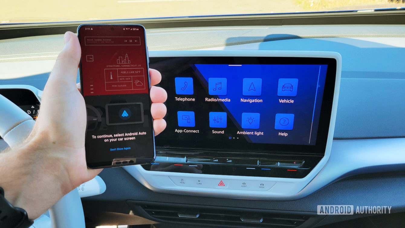 how to connect car android to phone