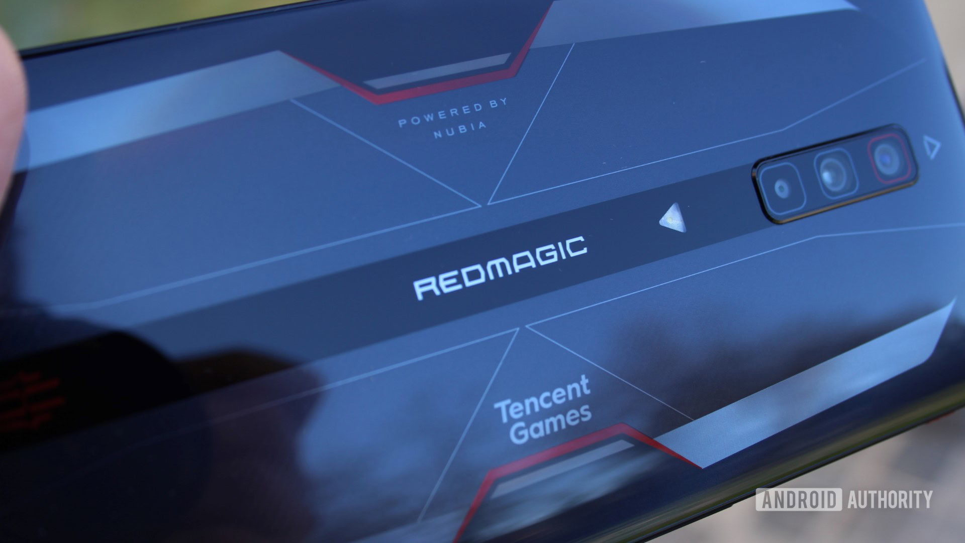 Red Magic 6 showing redmagic logo