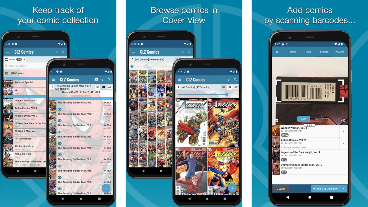 comic book reader for android phone