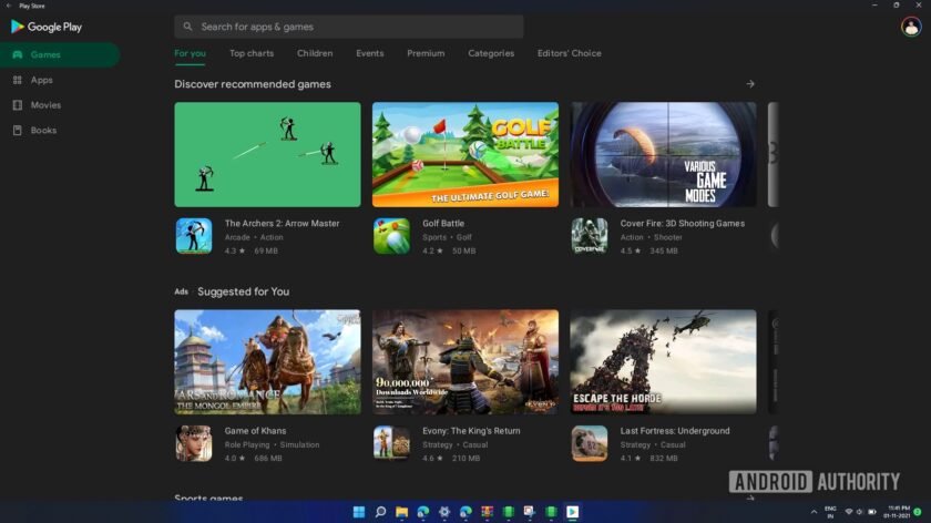 How to install Google Play Store on Windows 11 - Android Authority
