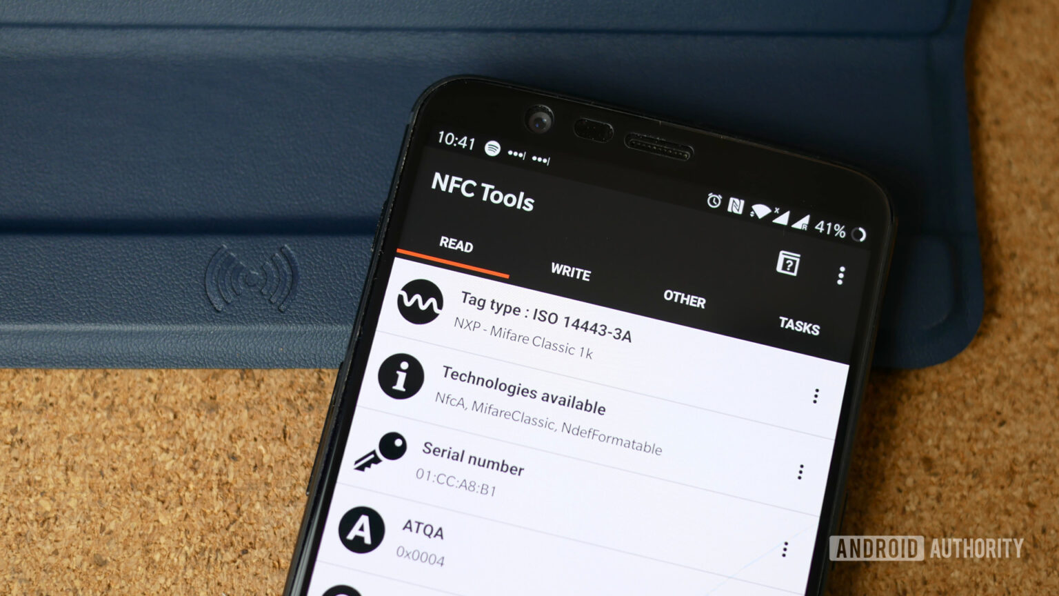 Не удалось считать метку nfc