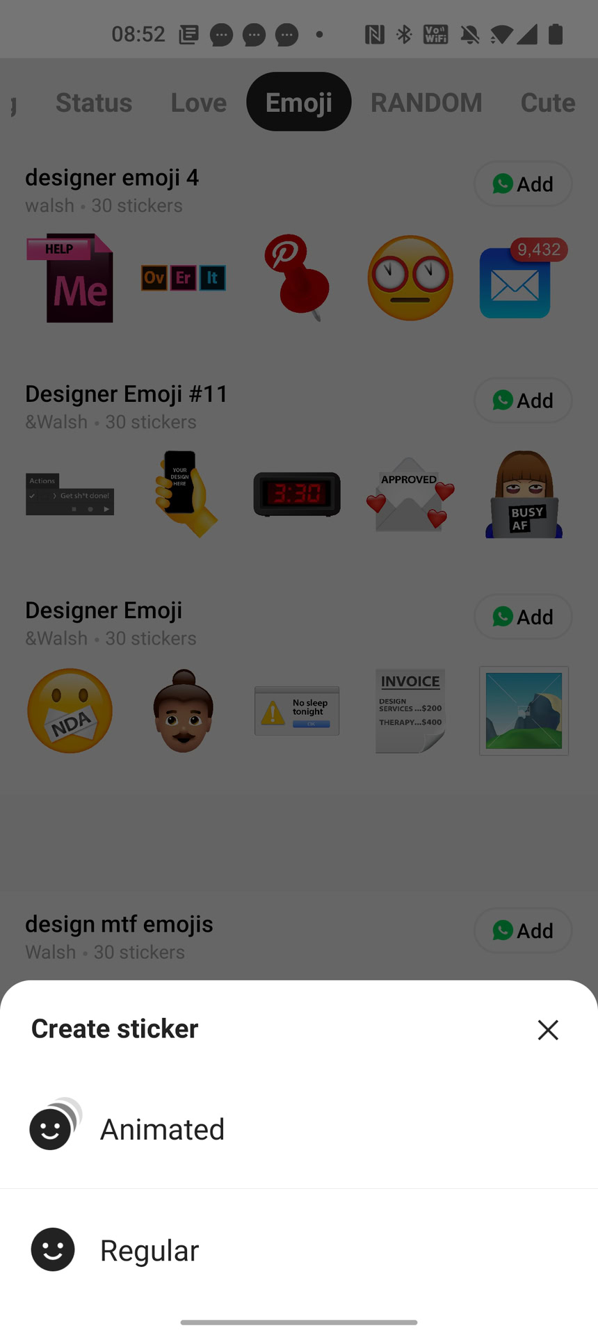 Ways to Create Custom WhatsApp Animated Stickers?