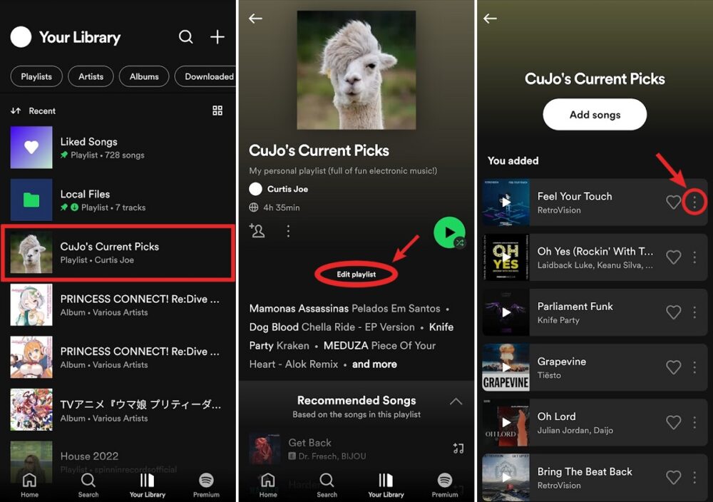 How to remove a song from a playlist on Spotify Android Authority