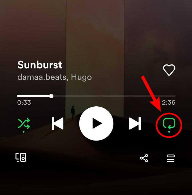 How to Repeat Songs on  on Mobile and Desktop