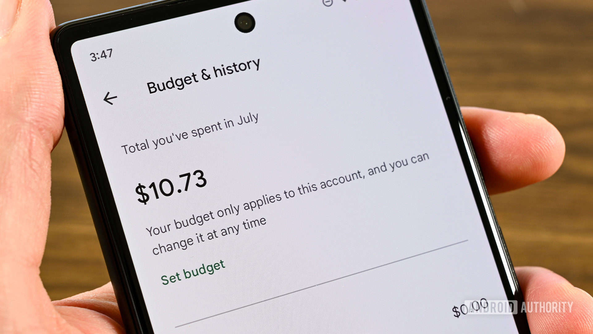 Google Play Budget and History