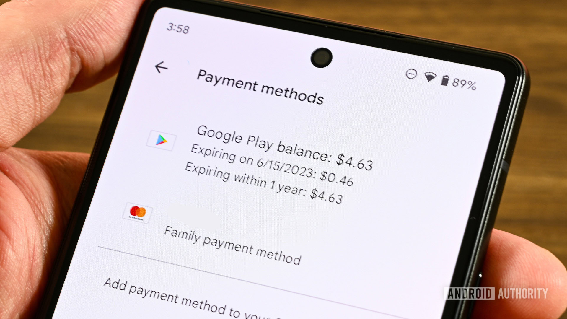 Google Play Store Balance