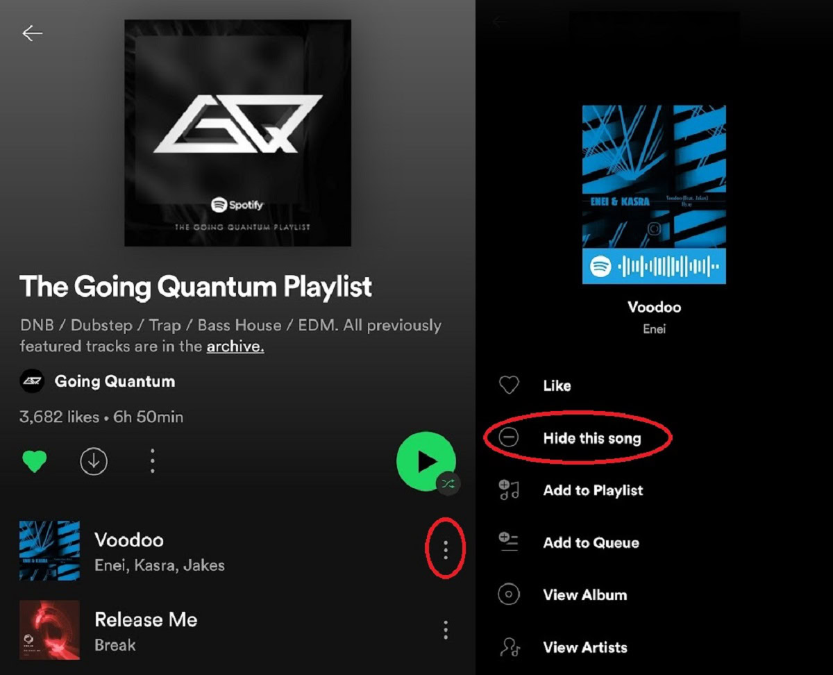 How To Remove A Song From A Playlist On Spotify Android Authority