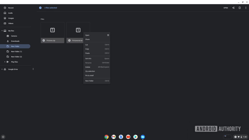 How to zip or unzip files on a Chromebook - Android Authority
