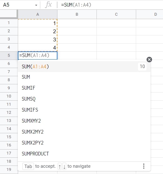 How To Sum And Subtract In Google Sheets Android Authority