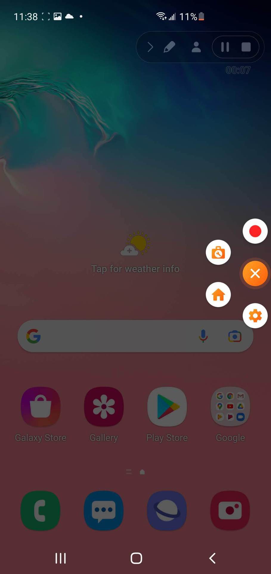 how to screen record on my samsung a05s