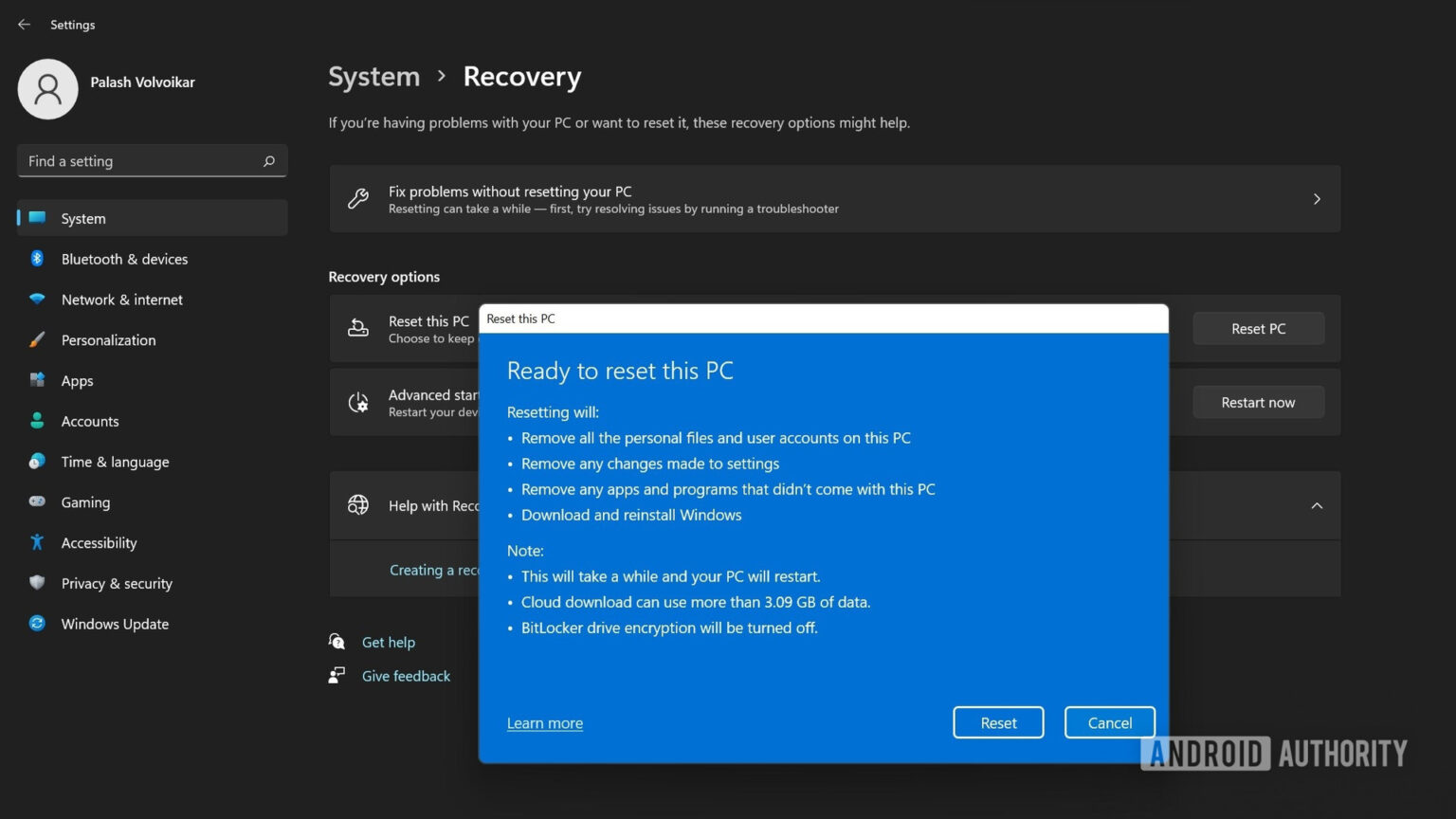 How to reset your Windows 11 without reinstalling - Android Authority