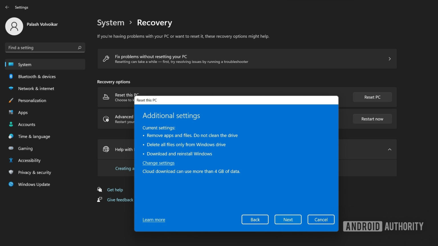 How To Reset Your Windows 11 Without Reinstalling - Android Authority