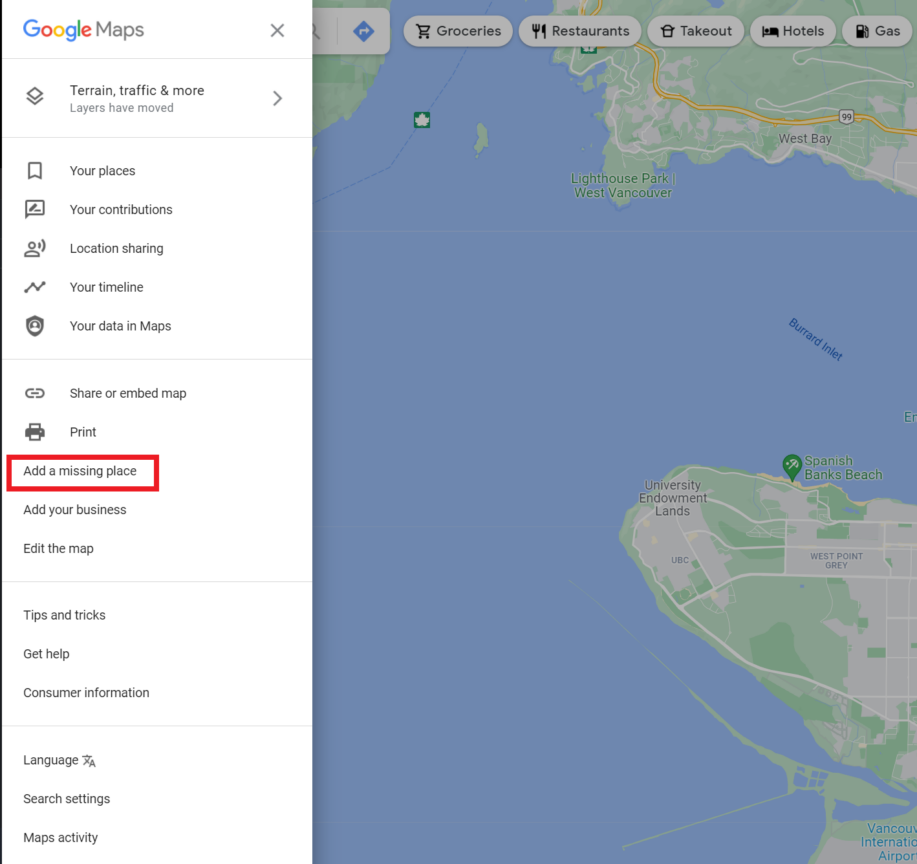 how to add address in google map android