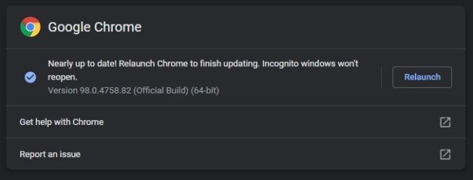 google chrome update for windows 10 download